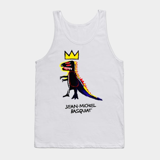 Jean Michel Basquiat artwork Tank Top by small alley co